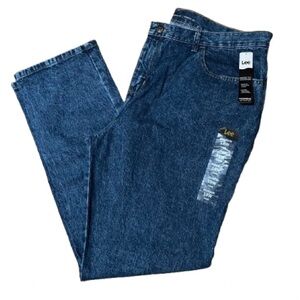 NWT Lee Relaxed Fit Straight Leg Denim Jeans Size 18W